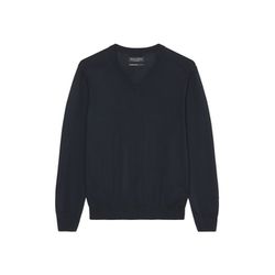 Marc O'Polo Merino sweater shaped - blue (898)