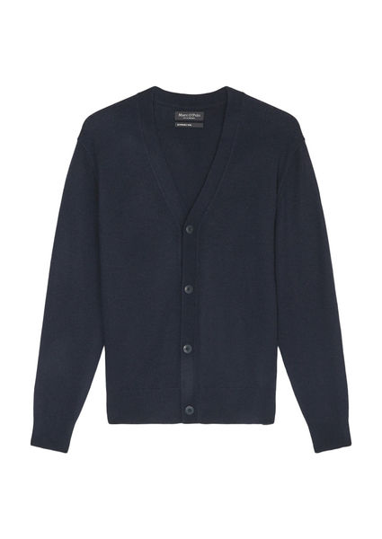 Marc O'Polo Regular-fit knit jacket - blue (898)