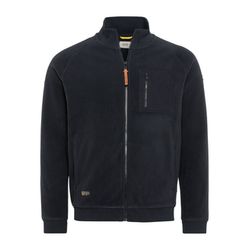 Camel active Fleece jacket in recycled polyester - blue (47)