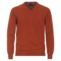 Casamoda V-neck jumper - orange (465)
