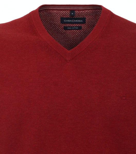 Casamoda Pull à l'encolure en V - orange (494)