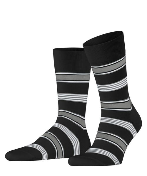 Falke Socken - Marina Stripe  - schwarz (3000)