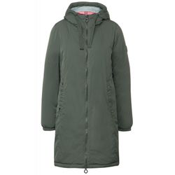 Street One Padded non quilted parka - green (14781)