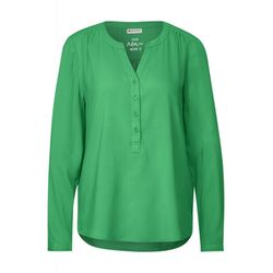 Street One Blouse with short button placket - green (15287)