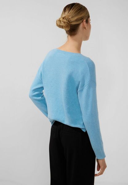 Street One V-neck sweater  - blue (15208)