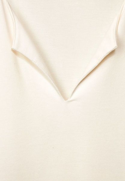 Street One Shiny long sleeve shirt - white (14451)