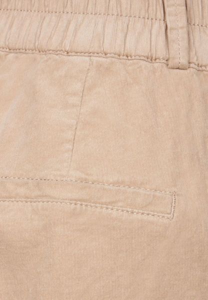 Street One Pantalon en velours milleraies coupe classique - beige (14944)