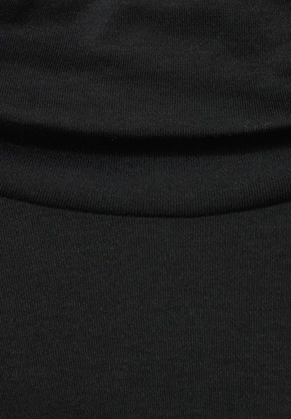Street One roll neck basic shirt - black (10001)