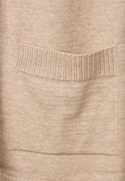 Street One Basic cardigan with pockets - beige (14960)