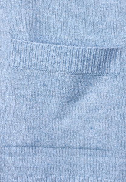 Street One Basic cardigan with pockets - blue (14962)