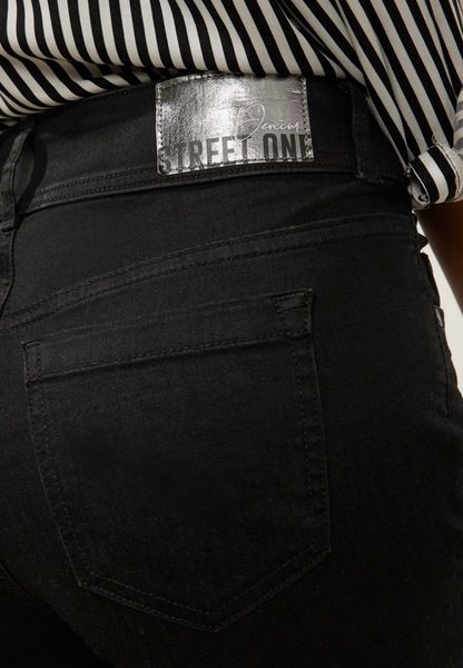 Street One Slim Fit Jeans - schwarz (15111)