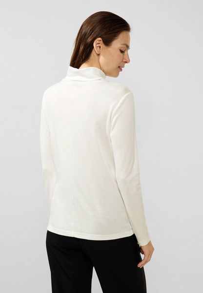 Street One roll neck basic shirt - white (10108)
