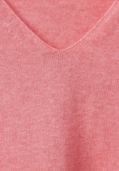 Street One Pullover mit V-Ausschnitt - pink (14961)