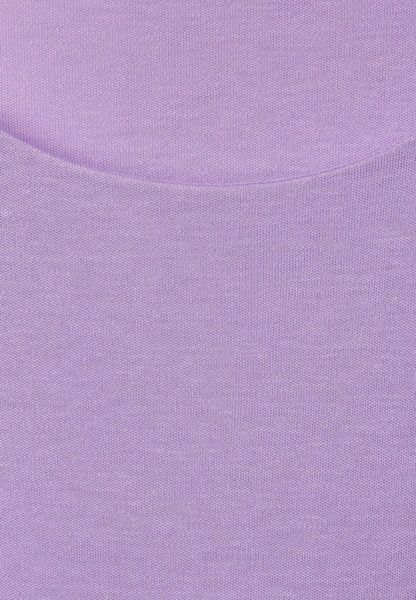 Street One Shirt in plain color - purple (15289)