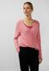 Street One V-neck sweater - pink (14961)