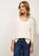 Street One Basic top with lace - white (14451)