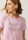 Street One T-shirt with wording print - pink (25243)