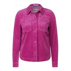 Cecil Corduroy Shirt Jacket - pink/purple (15095)