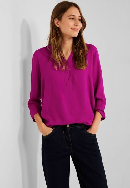 Cecil Viscose blouse in solid color - pink (15095)