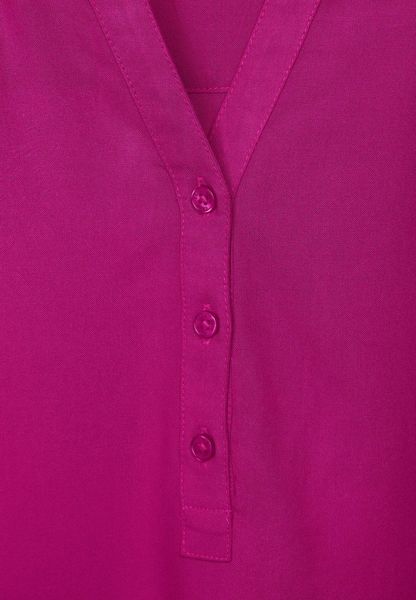 Cecil Viskose Bluse in Unifarbe - pink (15095)