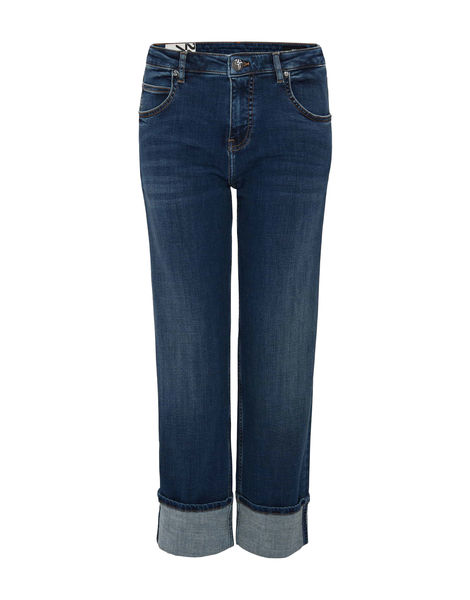 Opus Cropped Straight Jeans Malvi authentic - blau (70055)