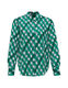 Opus Print blouse - Falkine splendid - green (30012)