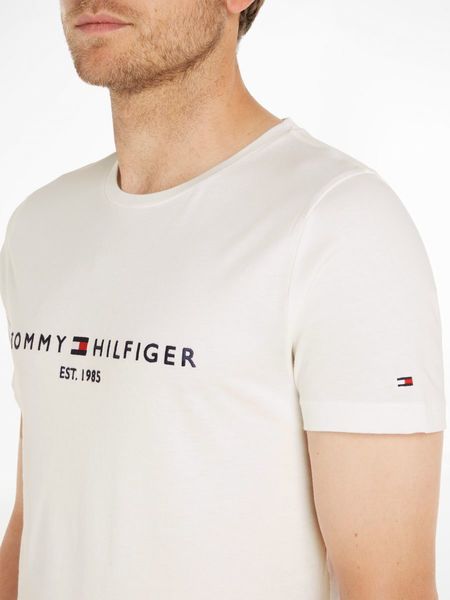 Tommy Hilfiger Shirt with logo print - white (118)