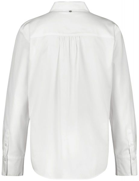Gerry Weber Edition Blouse classique en coton - blanc (99600)