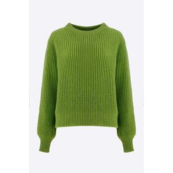 Signe nature Knitted sweater - green (5)