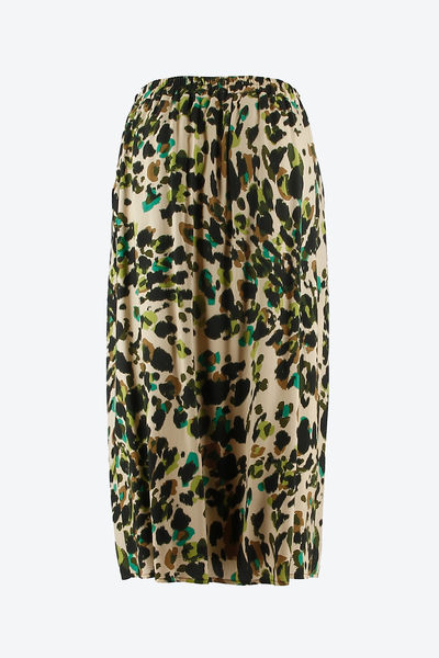 Signe nature Mid-length skirt - green (2)