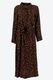Signe nature Floral long dress - brown (8)