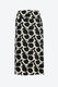 Signe nature Midi skirt with an all-over pattern - black/beige (8)