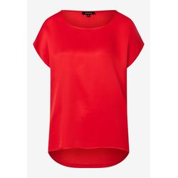 More & More Chemise avec devant en satin  - rouge (0523)