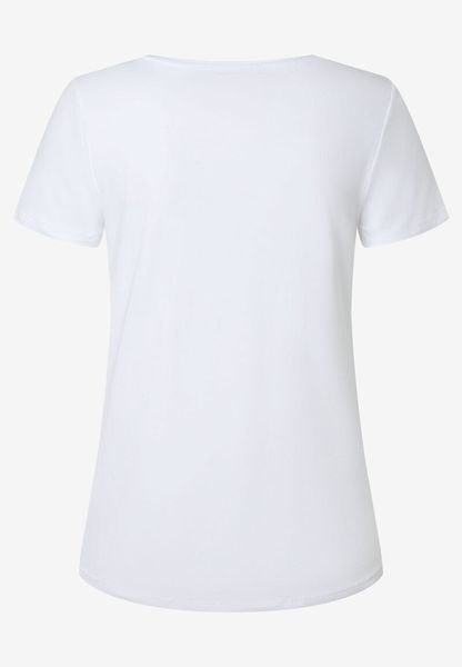 More & More T-Shirt mit Frontprint  - weiß (0010)