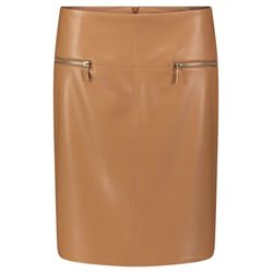 Betty Barclay Faux leather skirt - beige (7030)