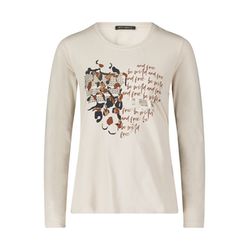 Betty Barclay Basic T-shirt - beige/blue (7884)