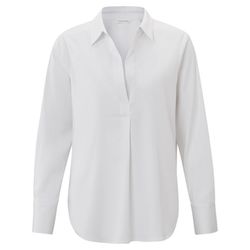 Yaya Top en jersey à manches longues - blanc (00000)