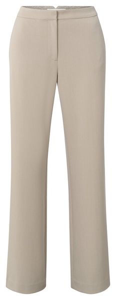 Yaya Pantalon large à taille haute - beige (61103)