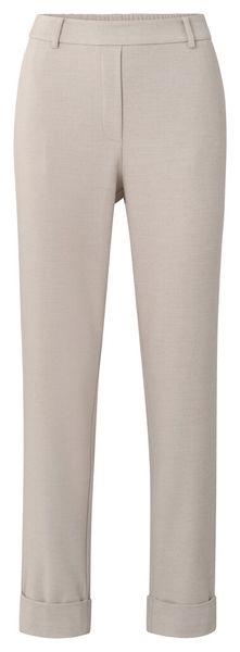 Yaya Soft pantalon with straight leg - beige (611032)
