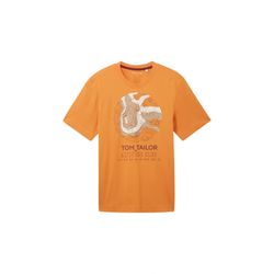 Tom Tailor T-shirt avec imprimé - orange (32243)