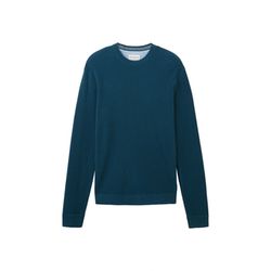 Tom Tailor Knit sweater with structure - green (34157)