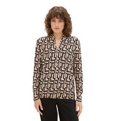 Tom Tailor T-shirt with an all-over print - brown (33991)