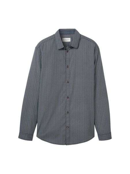 Tom Tailor Shirt with an all-over print - blue (33842)