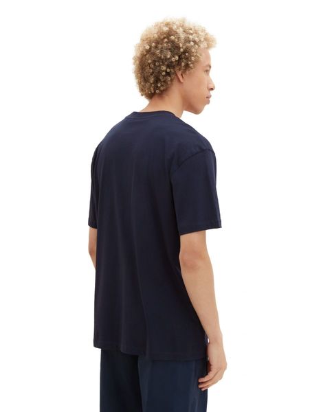 Tom Tailor Denim T-shirt with print - blue (10668)