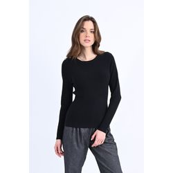 Molly Bracken Cable sweater - black (BLACK)