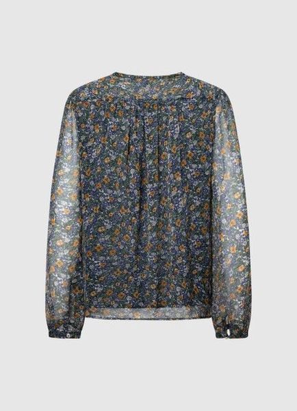Pepe Jeans London Blouse with floral pattern - orange/blue (0AA)