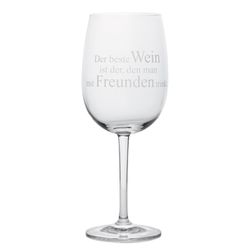 Räder Weinglas (H 22cm D8,5cm) - weiß (0)