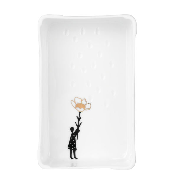 Räder Small bowl - flower girl (9x5,8x2,5cm) - white (0)