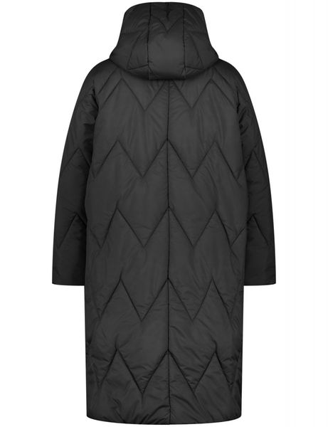 Samoon Quilted coat - black (01100)