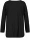 Samoon T-Shirt à manches longues avec patch en tissu - noir (01102)
